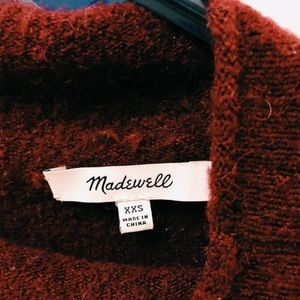 Madewell mockneck fitted sweater
